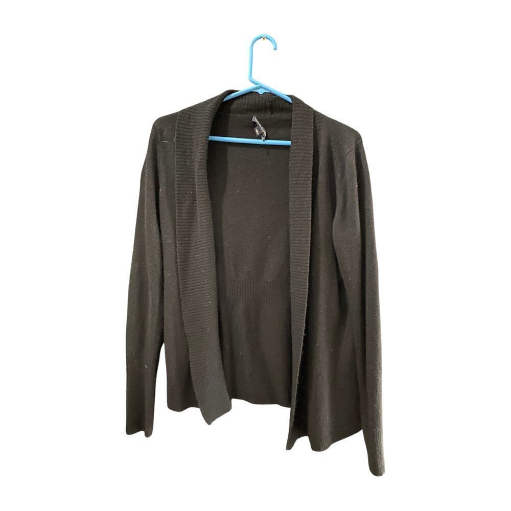 Banana Republic Italian Yarn Open Front Cardigan Sweater Size M wool cashmere